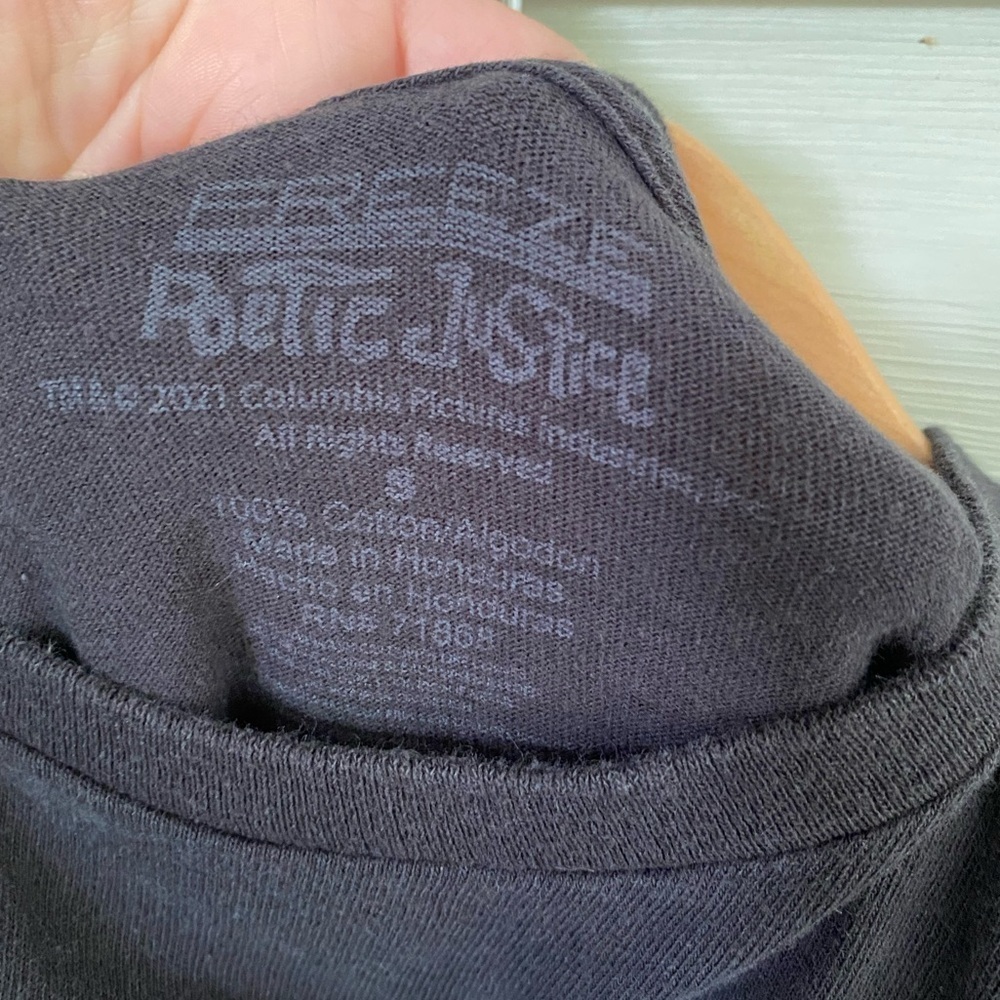 POETIC JUSTICE 2Pac T-Shirt sz S Hip Hop TuPac Rap 90s black cotton tee EUC - Picture 6 of 10